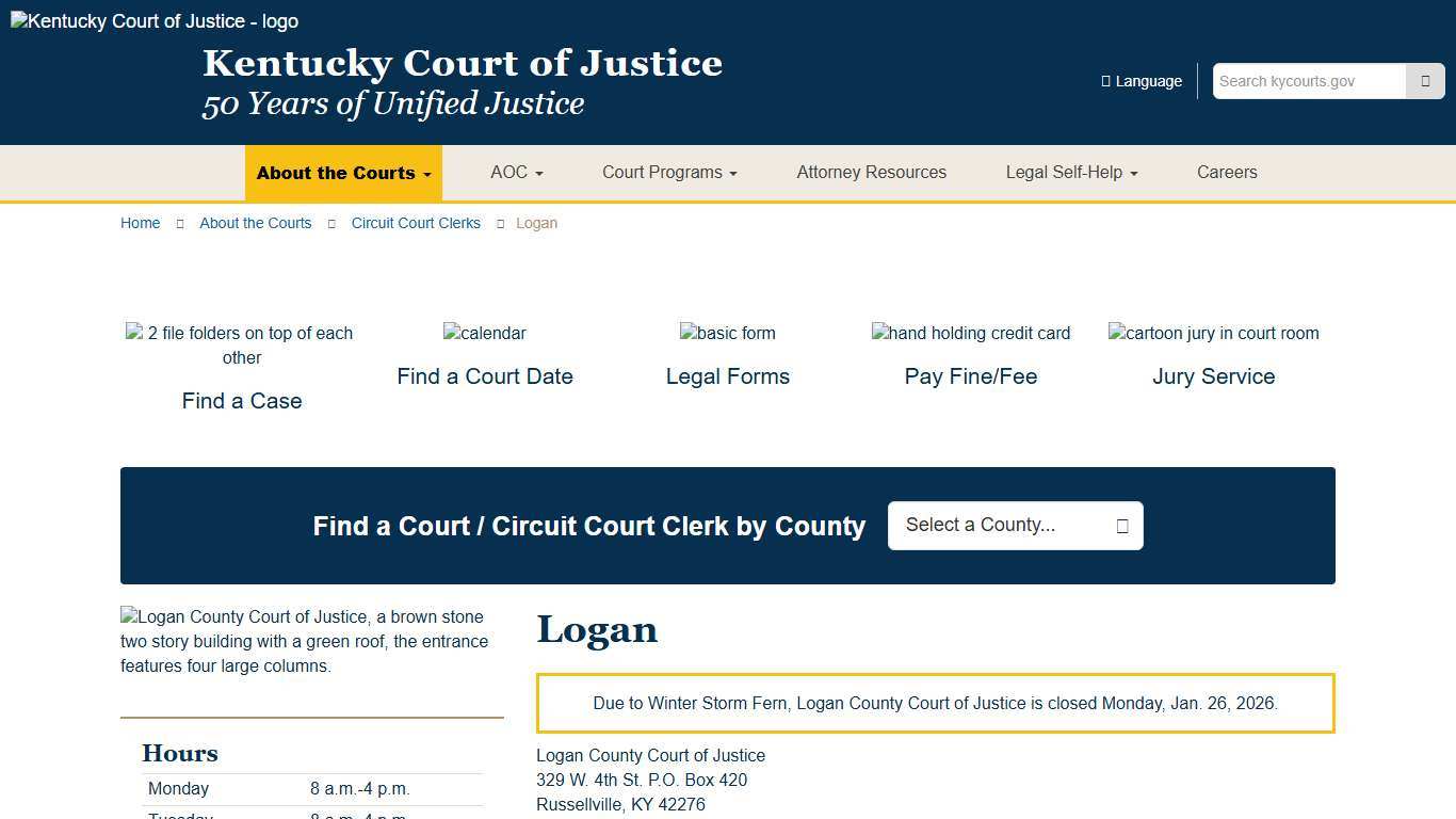 Logan - Kentucky Court of Justice